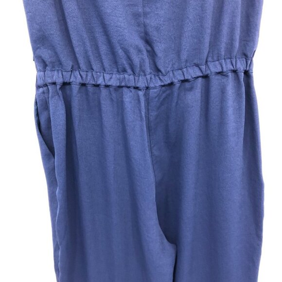 Monk + Lou Blue Sleeveless Jumpsuit size L - Picture 11 of 16